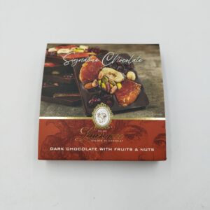 LAURENCE, GALERIE DE CHOCOLAT, ΜΑΥΡΗ ΣΟΚΟΛΑΤΑ ΜΕ ΑΠΟΞΗΡΑΜΕΝΑ ΦΡΟΥΤΑ, 100gr
