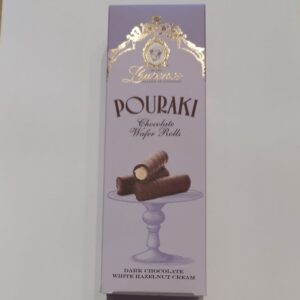 LAURENCE, GALERIE DE CHOCOLAT, ΠΟΥΡΑΚΙ ΜΕ ΜΑΥΡΗ ΣΟΚΟΛΑΤΑ & ΠΡΑΛΙΝΑ, 120gr