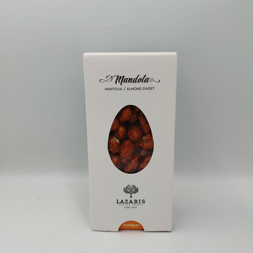 LAZARIS ARTISAN SWEETS, MANDOLA WITH KUMQUAT, 200g