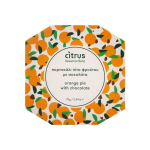 CITRUS, ΠΟΡΤΟΚΑΛΙ, ΠΙΤΑ ΦΡΟΥΤΟΥ, ΜΕ ΣΟΚΟΛΑΤΑ, 70g